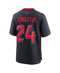 Nike Men's Derek Stingley Jr. Navy Houston Texans 2nd Alternate Game Jersey