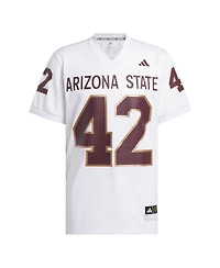 Adidas Men's Pat Tillman 42 White Arizona State Sun Devils Away Icon Premier Football Jersey