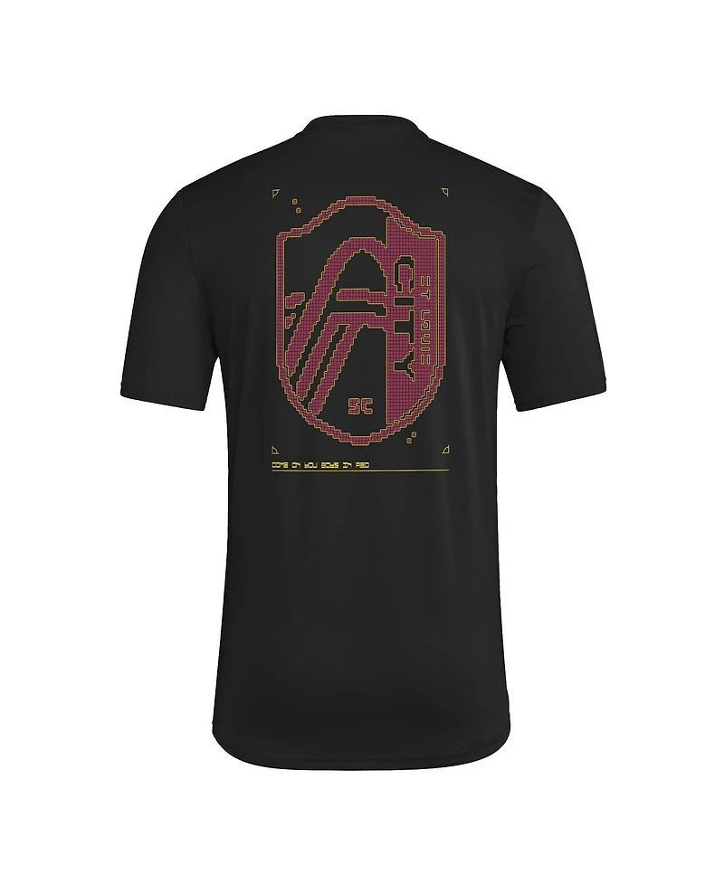 Adidas Men's Black St. Louis City Sc 2026 Anthem Aeroready Pregame T-Shirt
