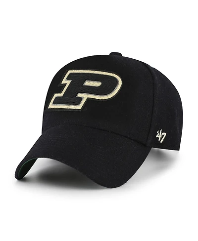 '47 Brand Men's Women's Black Purdue Boilermakers Collections Golden Age Offside Dt Adjustable Hat
