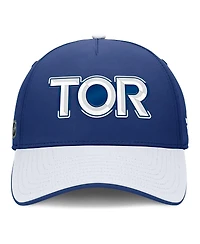 Fanatics Men's Blue/White Toronto Maple Leafs Authentic Pro Rink Team Code Flex Hat