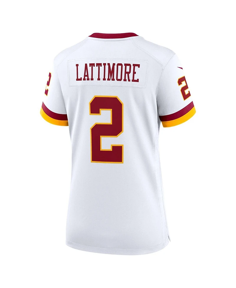 Nike Women's Marshon Lattimore White Washington Commanders Game Super Bowl Era Jersey