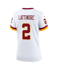 Nike Women's Marshon Lattimore White Washington Commanders Game Super Bowl Era Jersey
