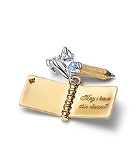 Pandora x Bridgerton Dance Card Pencil Dangle Charm