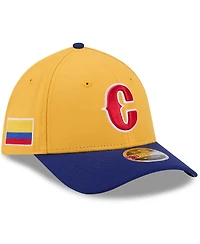 New Era Men's Yellow/Blue Colombia Baseball 2026 World Baseball Classic M-Crown 39THIRTY Flex Hat