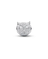 Pandora Textured Owl Mini Charm