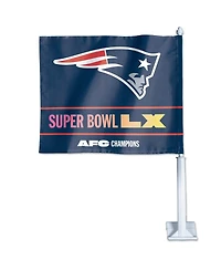 WinCraft New England Patriots 2025 Afc Champions Double-Sided Car Flag