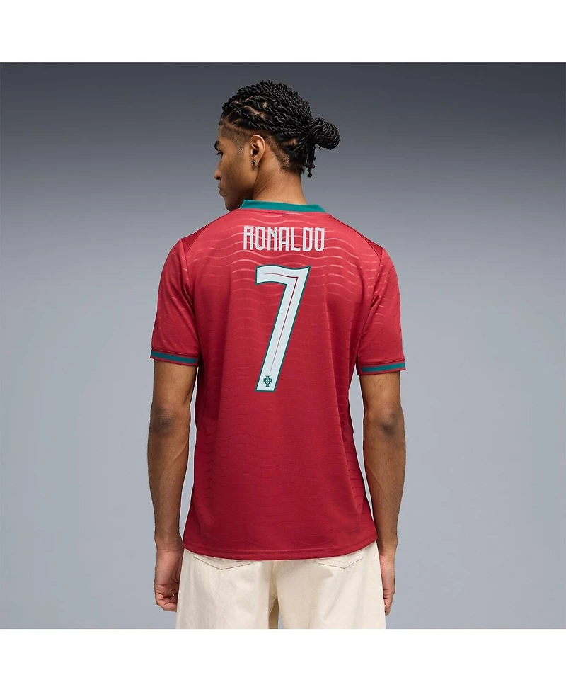 Puma Men's Cristiano Ronaldo Red Portugal National Team 2026 Home Replica Jersey