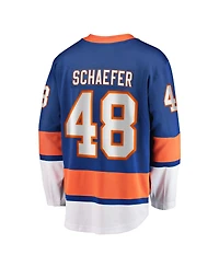 Fanatics Men's Matthew Schaefer Royal New York Islanders Home Breakaway Player Jerseys
