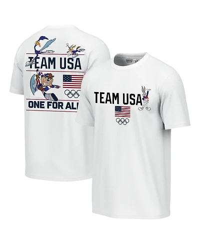 Outerstuff Men's White Team x Looney Tunes Skate Rush T-Shirt