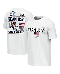 Outerstuff Men's White Team x Looney Tunes Skate Rush T-Shirt