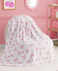 Juicy Couture Kids Plush Throw, 50" x 70"