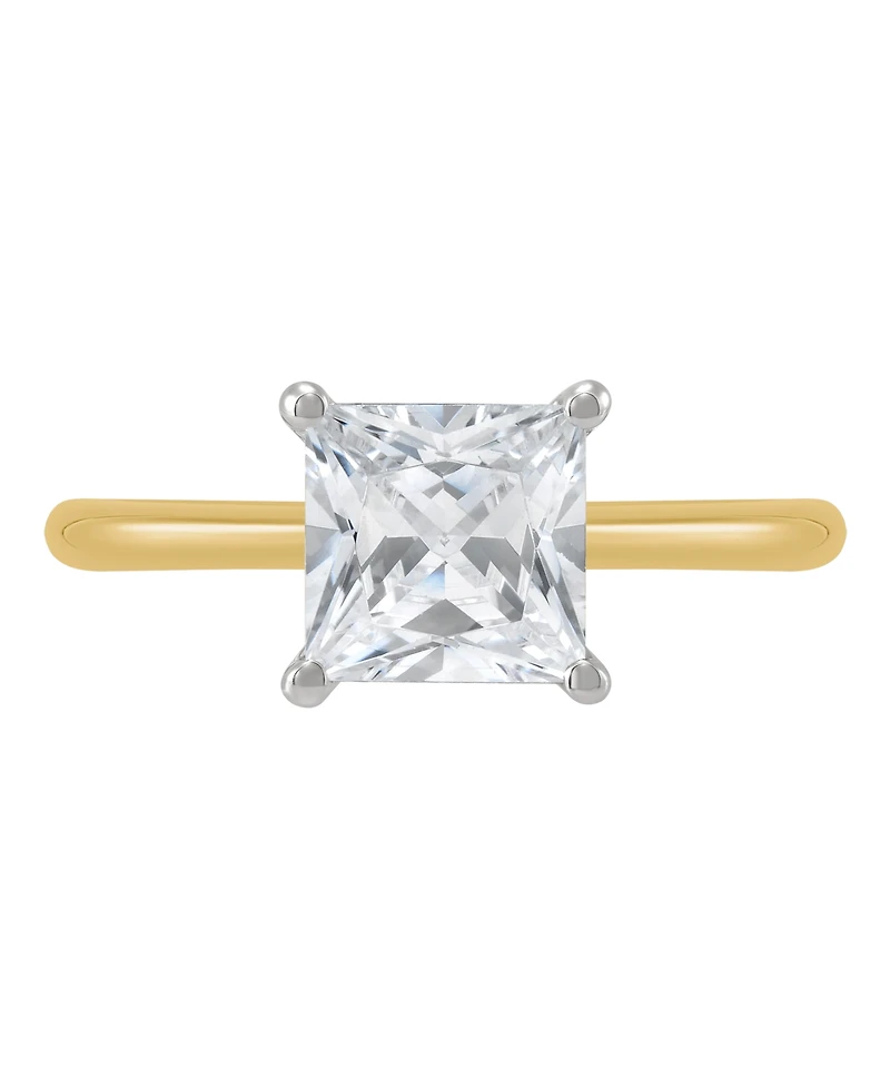 Igi Certified Lab Grown Diamond Solitaire Engagement Ring (2 ct. t.w.) 14k White Gold or Two Tone