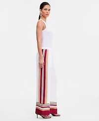 I.n.c. International Concepts Women's Printed Pull-On Wide-Leg Pants, Macy's Exclusive