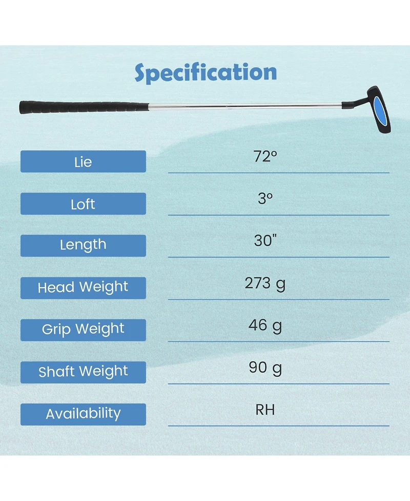 Mecale Junior Mallet Putter for Kids