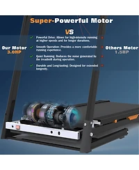 Redliro Folding Treadmill for Home – 400 lb Capacity, Auto Incline, Compact & Quiet, Perfect for Walking, Running, & Home Fitness