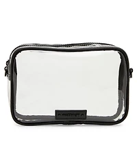 Madden Girl Ryann Clear Vinyl Camera Crossbody Bag