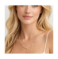 Dloria Seraphina Bezel Link Necklace