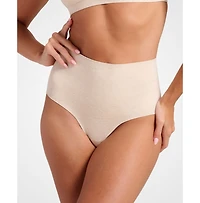 Siella Women's Organic Cotton No-Show Shaping Brief
