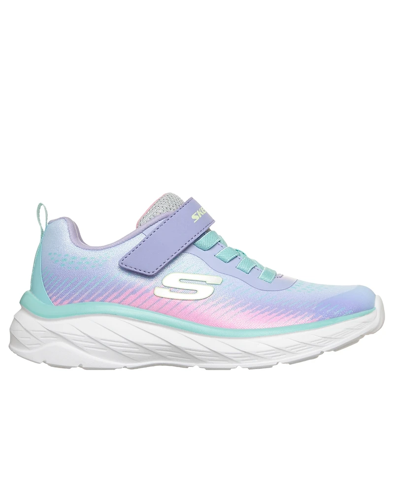 Skechers Little Girls Boundless - Color Blitz Fastening Strap Casual Sneakers from Finish Line
