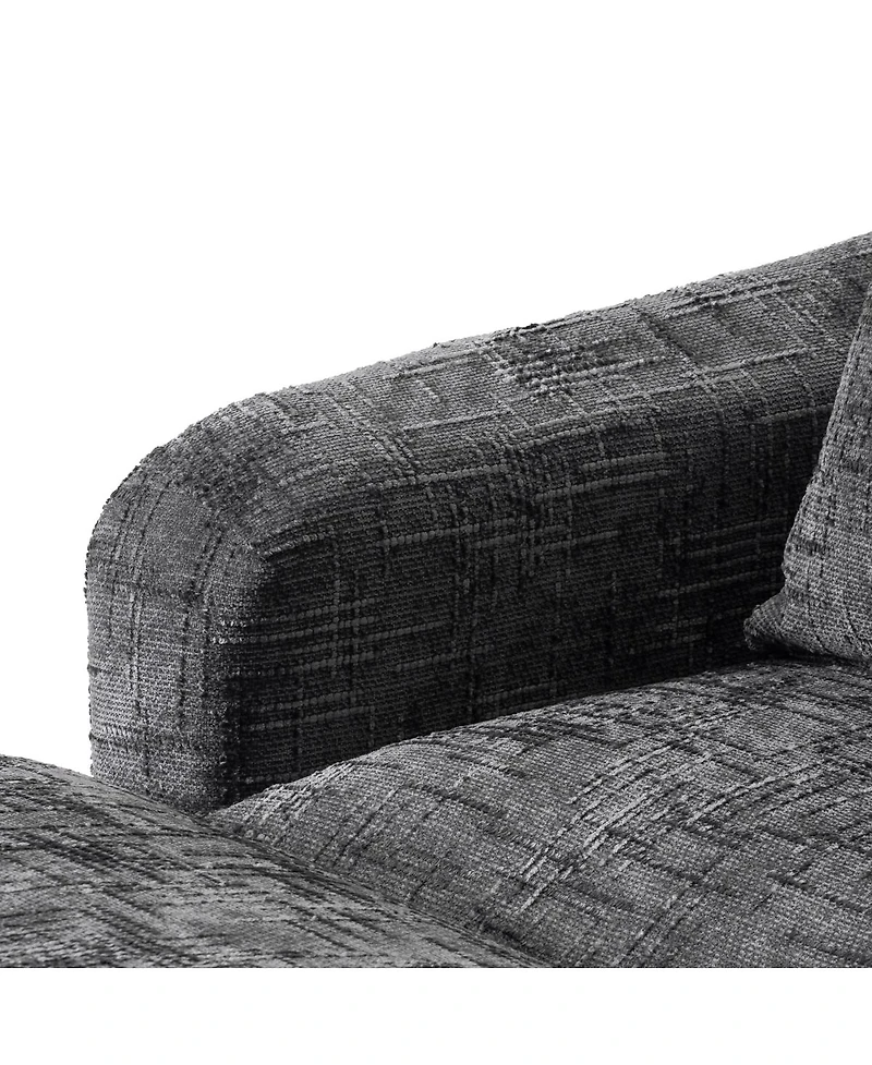 Streamdale Furniture Chenille Sofa Bed, 59.5-Inch Sleeper Sofa, Loveseat