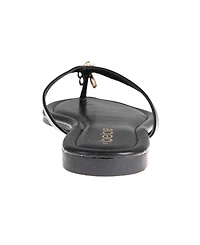 bebe Women's Fashion Sandal with Double B Dangle Charm