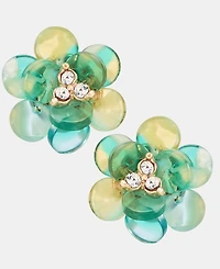 lonna & lilly Crystal Flower Stud Earrings