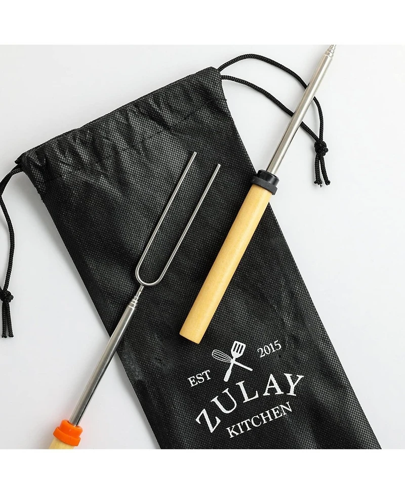 Long Marshmallow Roasting Sticks Extendable Design