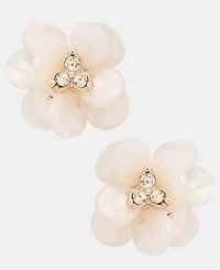 lonna & lilly Crystal Flower Stud Earrings