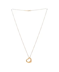 Pre-Owned Tiffany & Co Elsa Peretti Open Heart Pendant Necklace