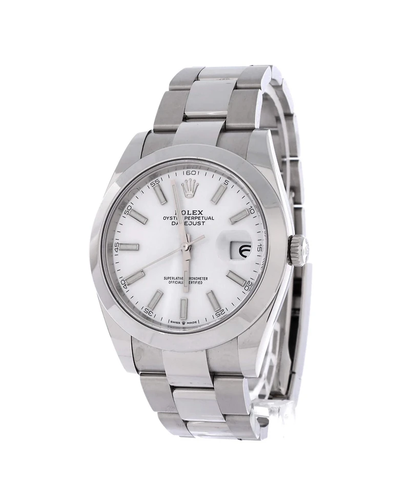 Pre-Owned Rolex Oyster Perpetual Datejust Automatic Watch in Stainless Steel 41mm
