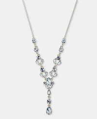Givenchy Crystal Statement Lariat Necklace, 16" + 3" extender
