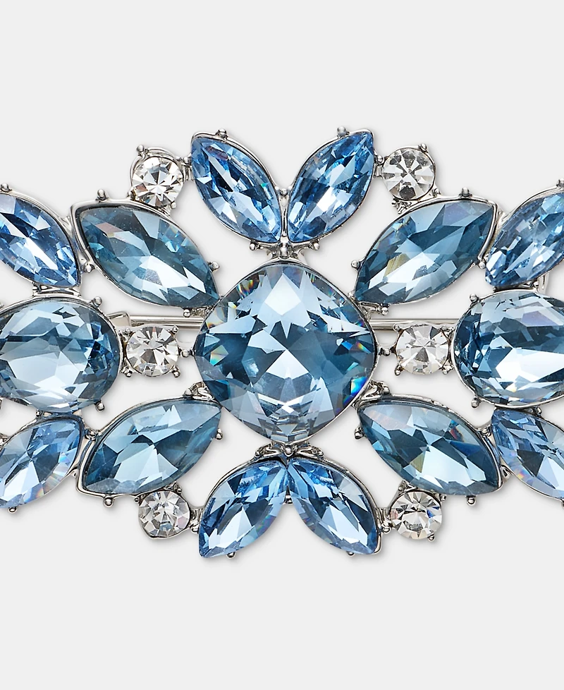 Givenchy Crystal Flower Cluster Pin