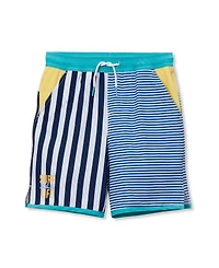 Lands' End Boys Slim Chlorine Resistant Stretch Hydroliner Sport Swim Trunks