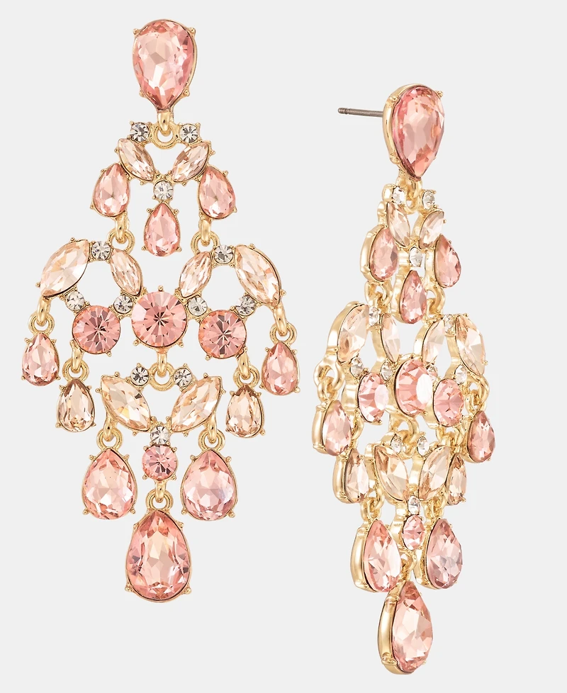 Givenchy Crystal Cluster Chandelier Earrings
