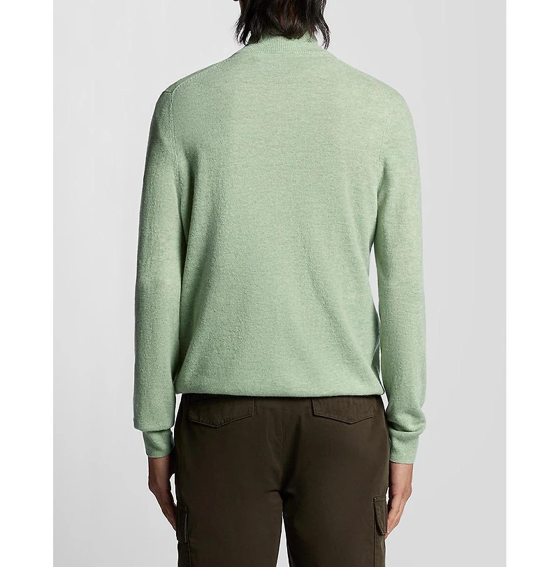 Lyle & Scott Men's Lambswool Blend Quarter Zip Sweater