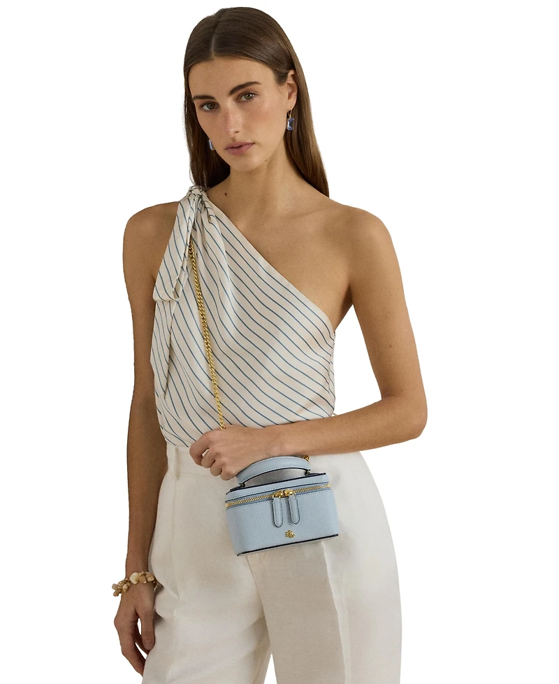 Lauren Ralph Hallee Small Leather Crossbody Bag
