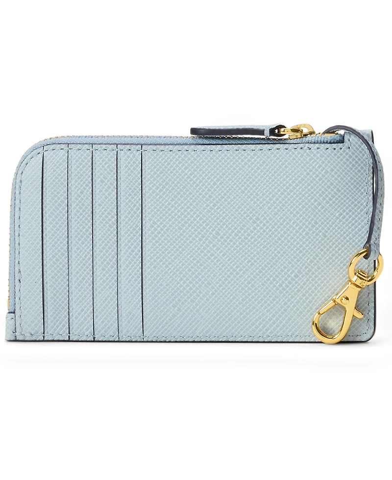 Lauren Ralph L-Zip Small Card Case Wallet