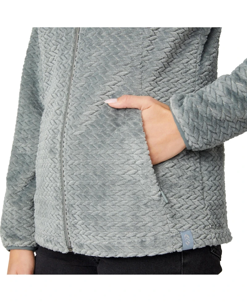 Free Country Women's Cable Braided Butter Pile Jacket