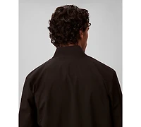 Calvin Klein Men's Birdseye Round Collar Bomber Jacket