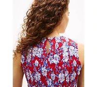 Tommy Hilfiger Women's Smocked Midi Dress