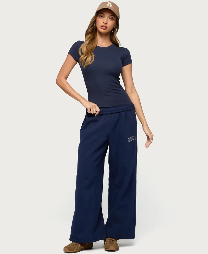 Edikted Women's Adley Fitted T shirt