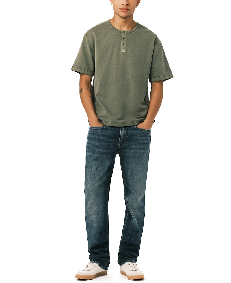 Buffalo David Bitton Men's Short-Sleeve Henley T-Shirt