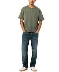 Buffalo David Bitton Men's Short-Sleeve Henley T-Shirt