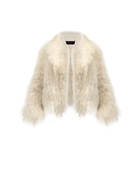 Ivonne Women's Faux-Fur Plush Teddy Coat