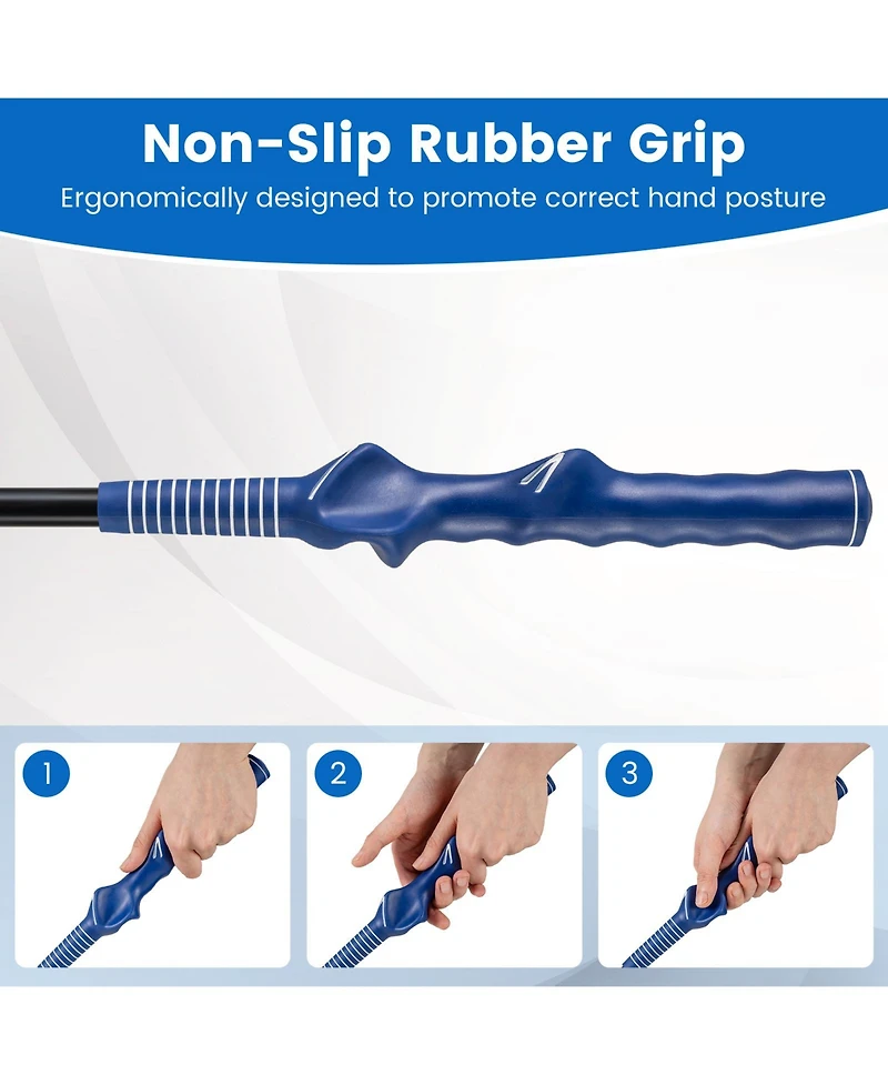 Mecale Golf Swing Trainer Click Stick for Speed, Flexibility, Balance & Tempo