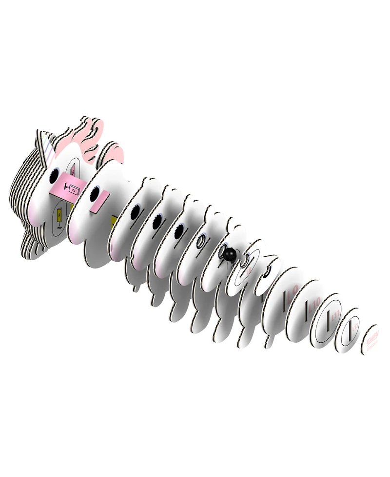 Eugy Unicorn 3D Puzzle