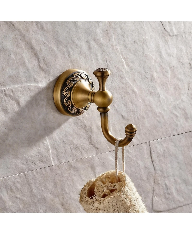 Yigii Antique Brass Wall-Mounted Towel & Coat Hook