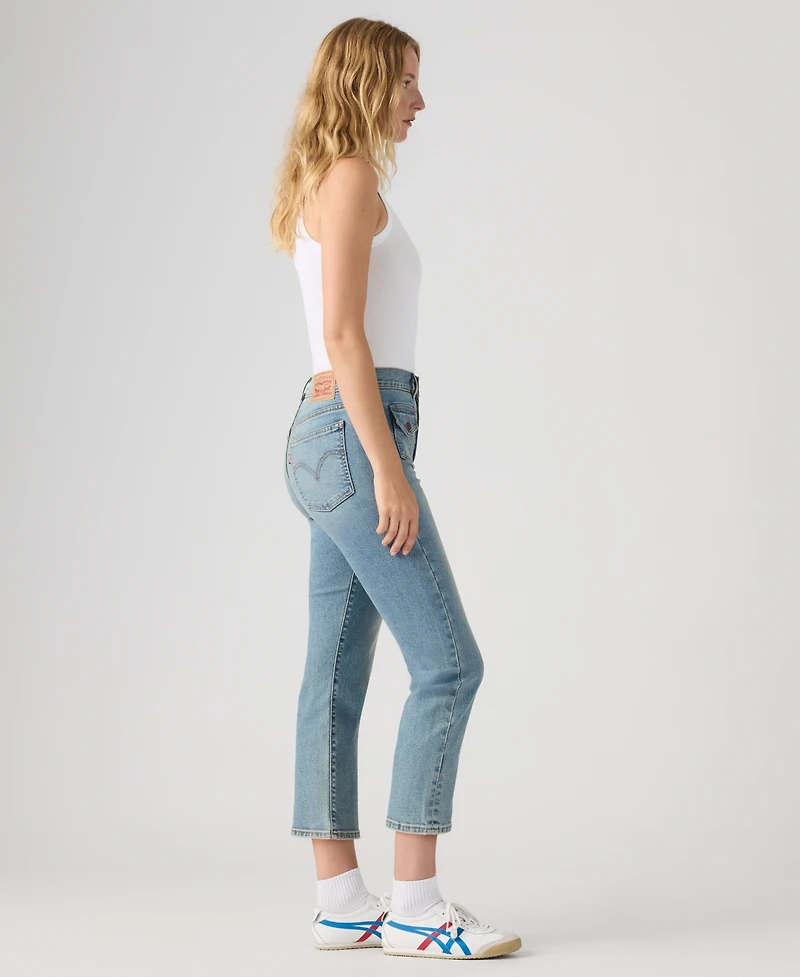 Levi's Women's Wedgie Flap Pocket High Rise Cropped Jeans