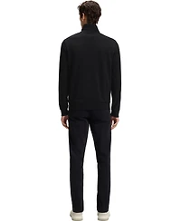 Boss by Hugo Men's Logo Badge Zip-Up Sweatshirt